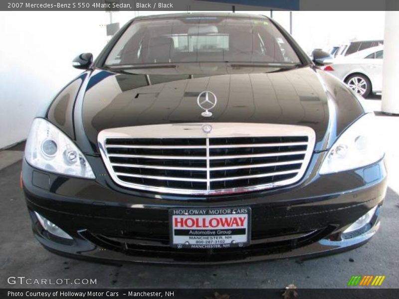 Black / Black 2007 Mercedes-Benz S 550 4Matic Sedan