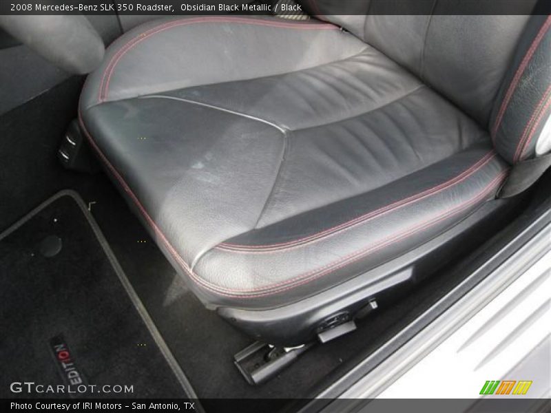 Obsidian Black Metallic / Black 2008 Mercedes-Benz SLK 350 Roadster