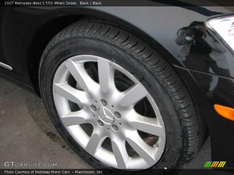 Black / Black 2007 Mercedes-Benz S 550 4Matic Sedan