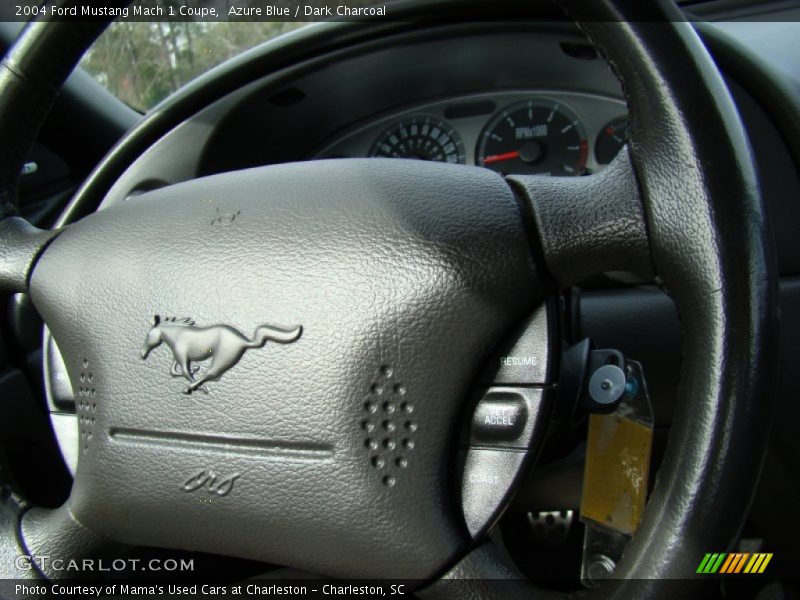 Azure Blue / Dark Charcoal 2004 Ford Mustang Mach 1 Coupe