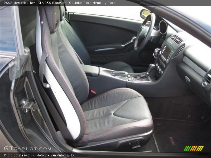 Obsidian Black Metallic / Black 2008 Mercedes-Benz SLK 350 Roadster
