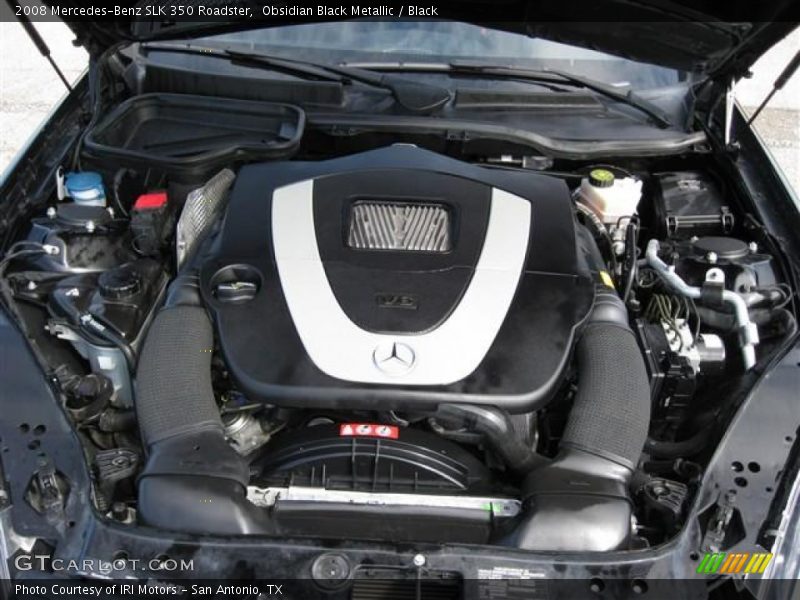 Obsidian Black Metallic / Black 2008 Mercedes-Benz SLK 350 Roadster