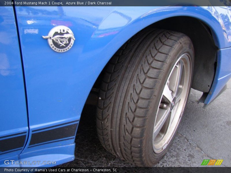 Azure Blue / Dark Charcoal 2004 Ford Mustang Mach 1 Coupe