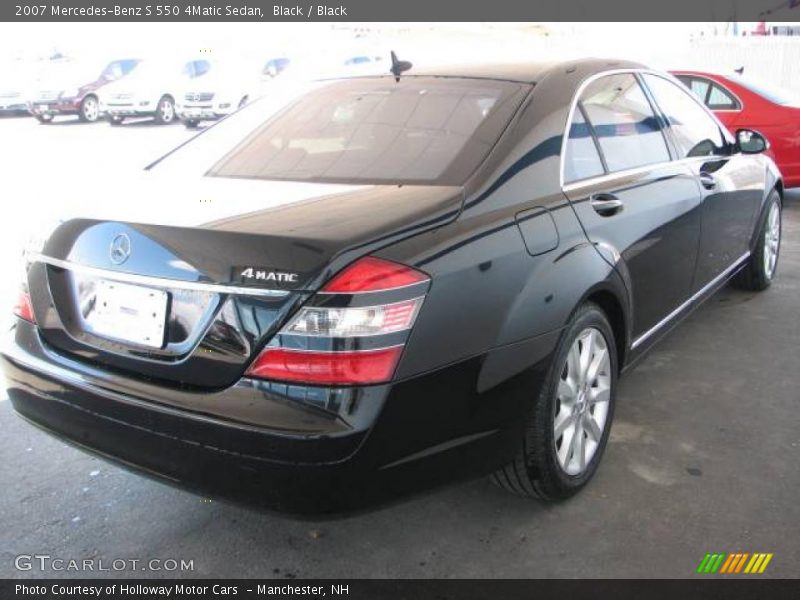 Black / Black 2007 Mercedes-Benz S 550 4Matic Sedan