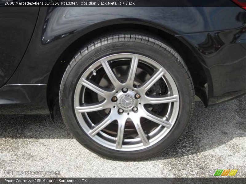 Obsidian Black Metallic / Black 2008 Mercedes-Benz SLK 350 Roadster