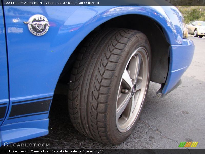 Azure Blue / Dark Charcoal 2004 Ford Mustang Mach 1 Coupe