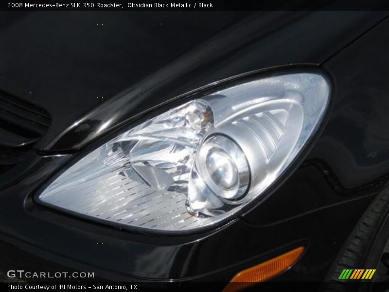 Obsidian Black Metallic / Black 2008 Mercedes-Benz SLK 350 Roadster