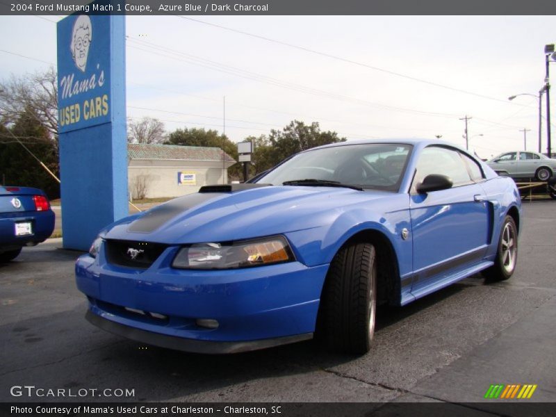 Azure Blue / Dark Charcoal 2004 Ford Mustang Mach 1 Coupe