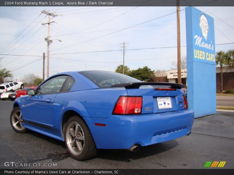 Azure Blue / Dark Charcoal 2004 Ford Mustang Mach 1 Coupe