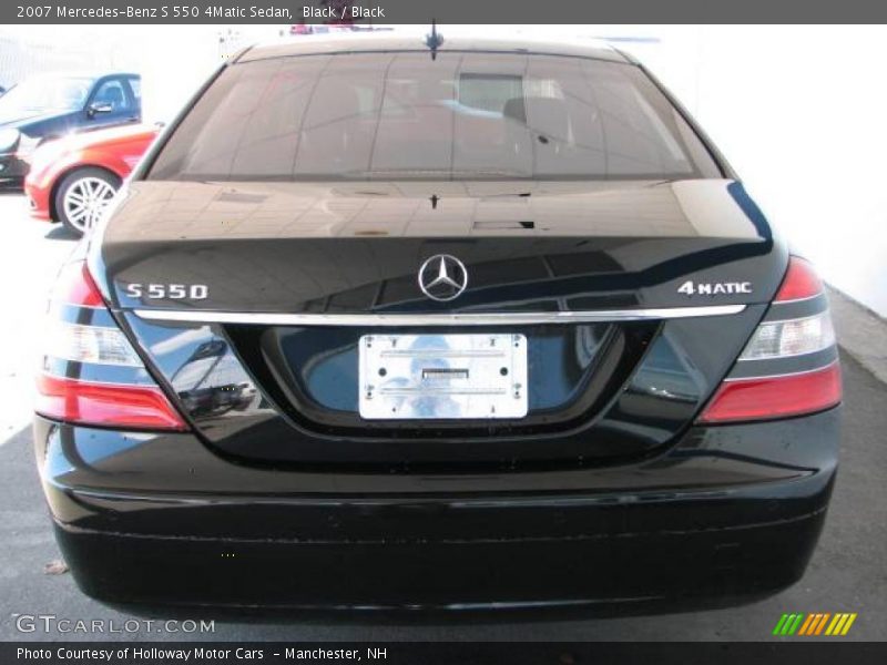 Black / Black 2007 Mercedes-Benz S 550 4Matic Sedan