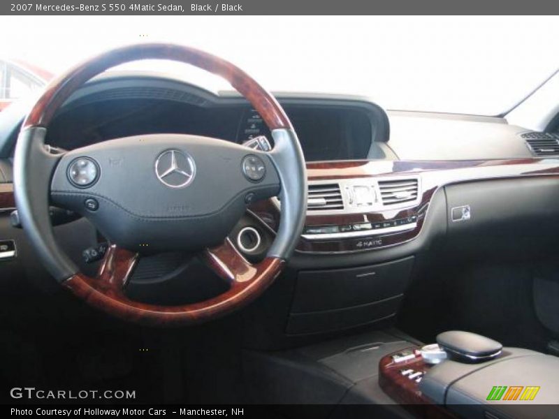 Black / Black 2007 Mercedes-Benz S 550 4Matic Sedan