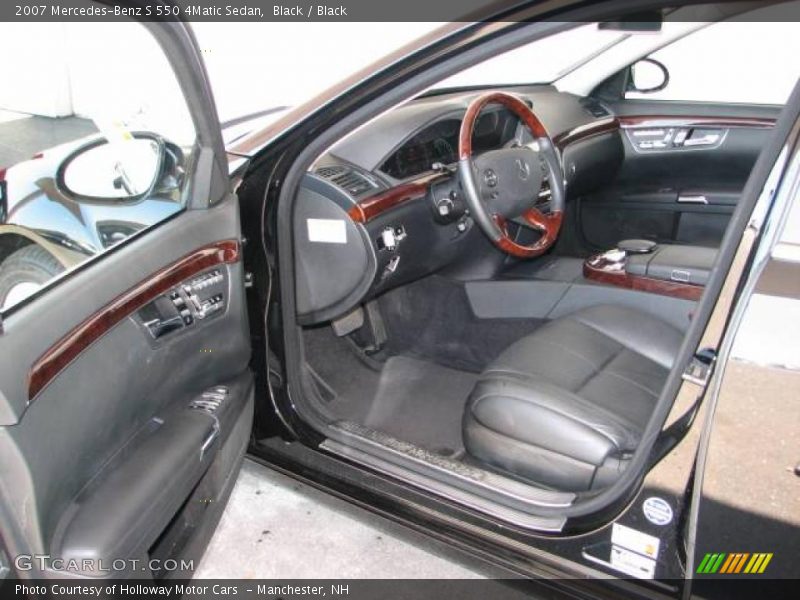 Black / Black 2007 Mercedes-Benz S 550 4Matic Sedan