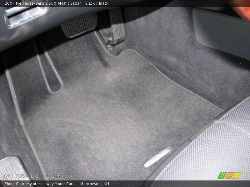 Black / Black 2007 Mercedes-Benz S 550 4Matic Sedan