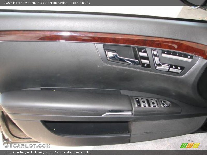 Black / Black 2007 Mercedes-Benz S 550 4Matic Sedan