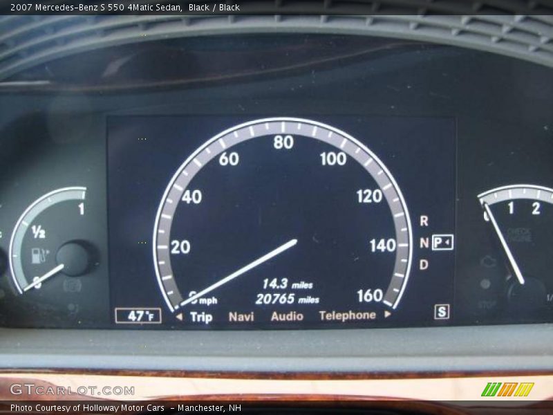 Black / Black 2007 Mercedes-Benz S 550 4Matic Sedan