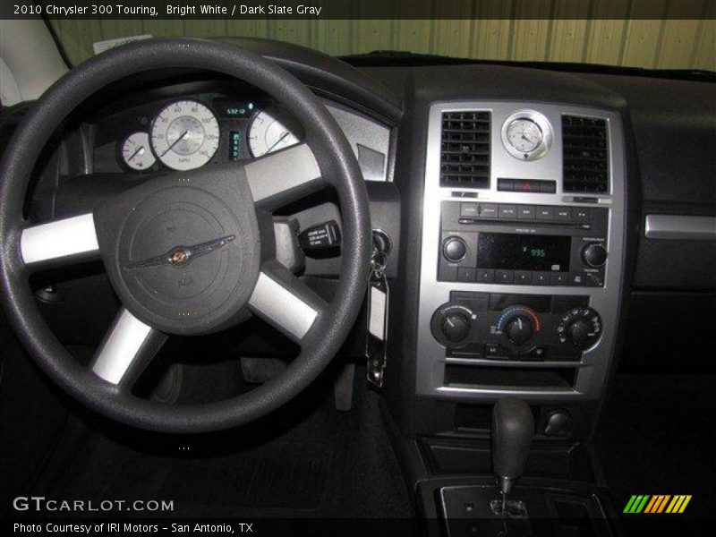 Bright White / Dark Slate Gray 2010 Chrysler 300 Touring