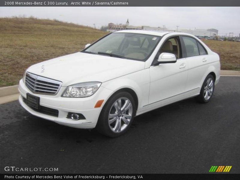 Arctic White / Savanna/Cashmere 2008 Mercedes-Benz C 300 Luxury