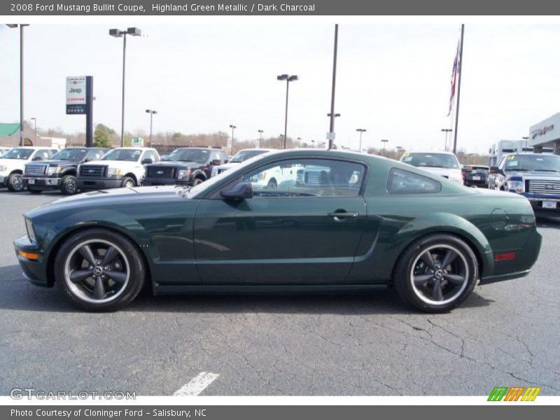 Highland Green Metallic / Dark Charcoal 2008 Ford Mustang Bullitt Coupe
