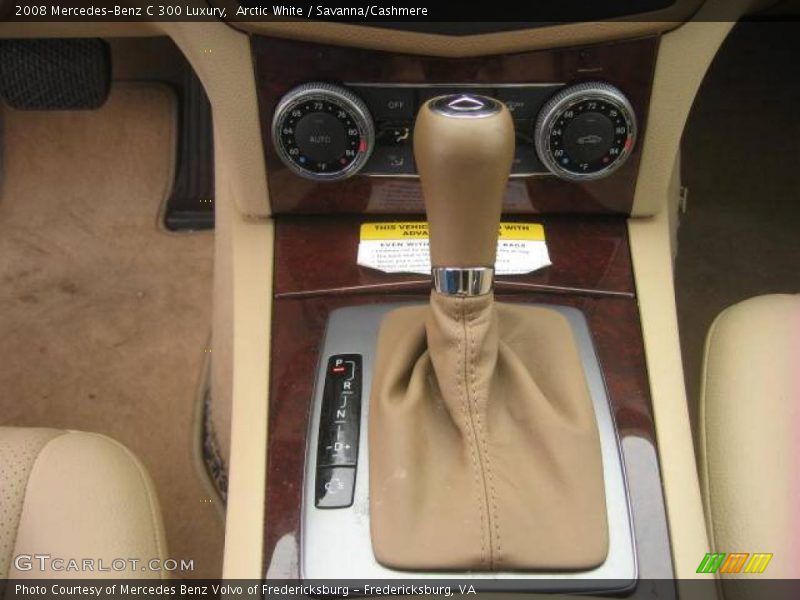 Arctic White / Savanna/Cashmere 2008 Mercedes-Benz C 300 Luxury