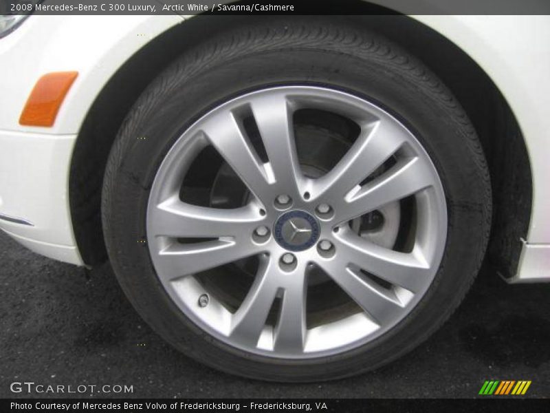 Arctic White / Savanna/Cashmere 2008 Mercedes-Benz C 300 Luxury