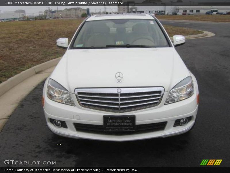Arctic White / Savanna/Cashmere 2008 Mercedes-Benz C 300 Luxury
