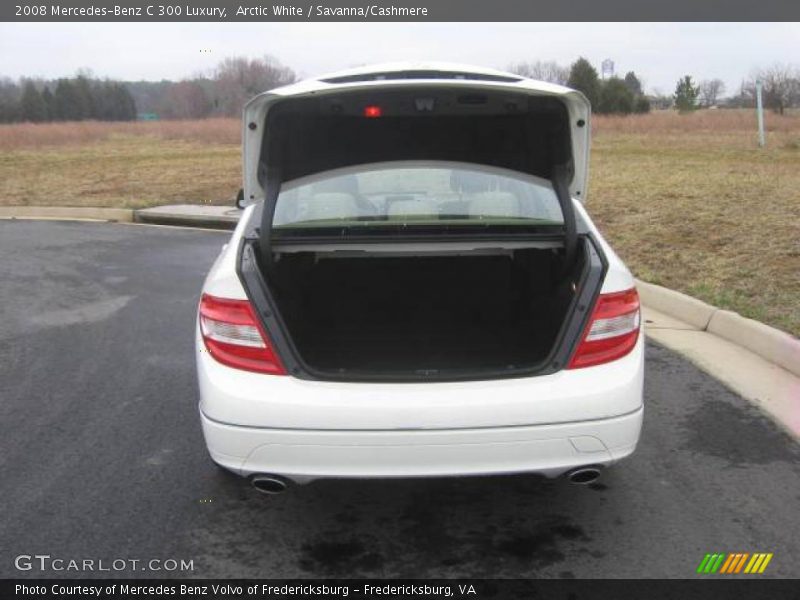 Arctic White / Savanna/Cashmere 2008 Mercedes-Benz C 300 Luxury