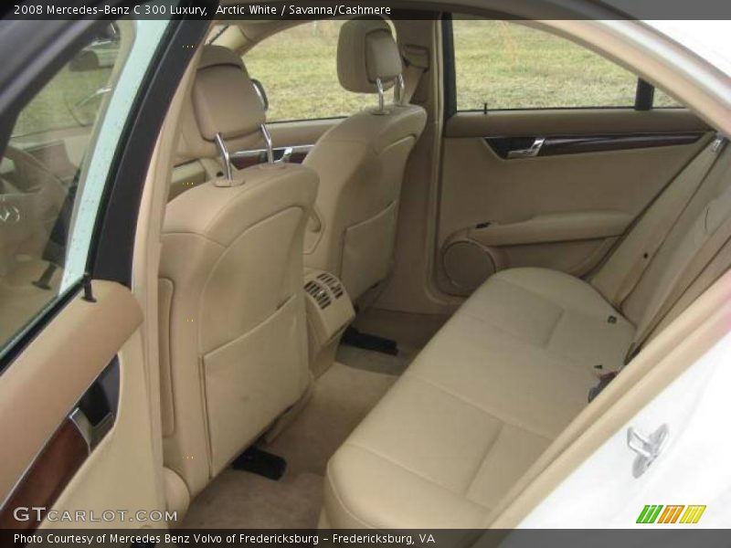 Arctic White / Savanna/Cashmere 2008 Mercedes-Benz C 300 Luxury
