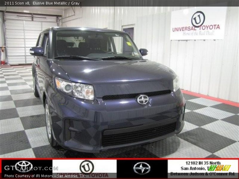 Elusive Blue Metallic / Gray 2011 Scion xB