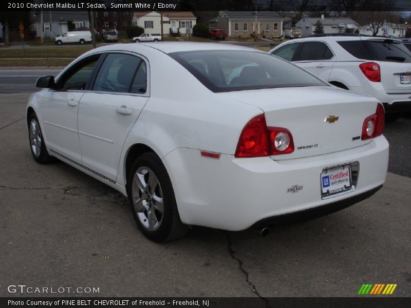 Summit White / Ebony 2010 Chevrolet Malibu LT Sedan