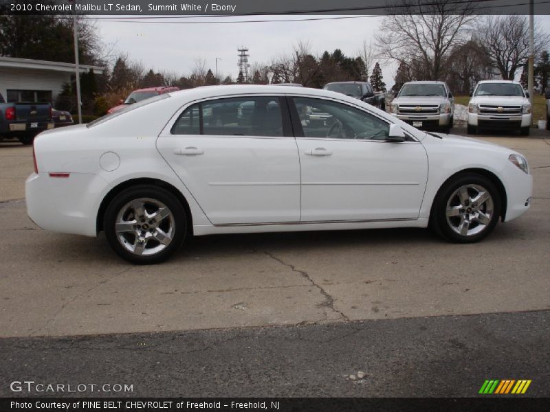 Summit White / Ebony 2010 Chevrolet Malibu LT Sedan
