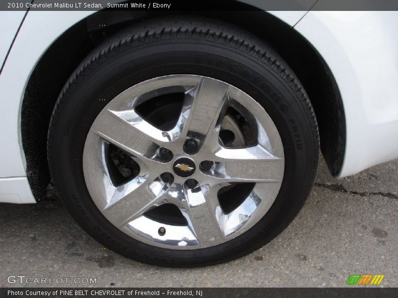 Summit White / Ebony 2010 Chevrolet Malibu LT Sedan