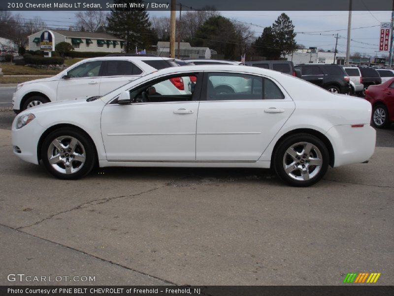 Summit White / Ebony 2010 Chevrolet Malibu LT Sedan
