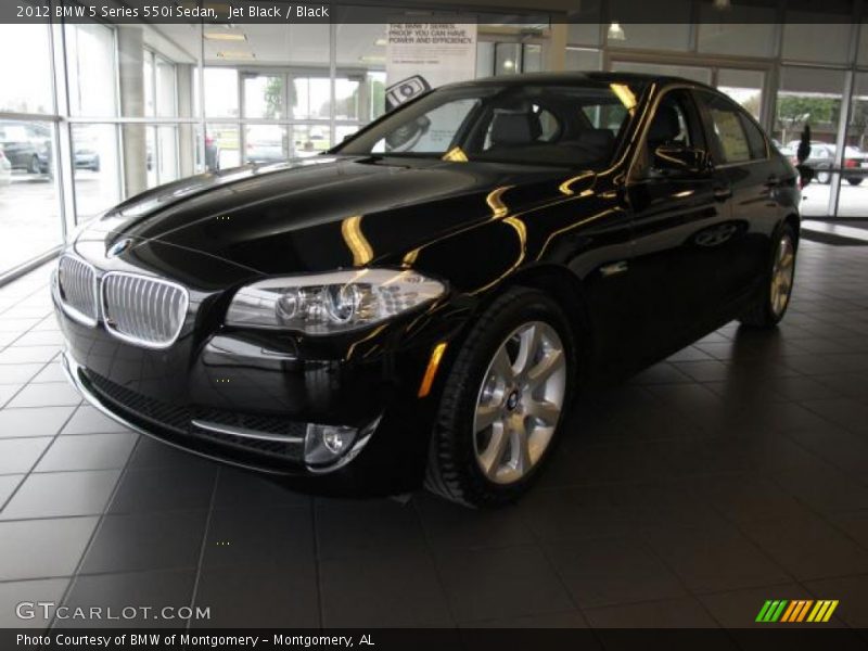 Jet Black / Black 2012 BMW 5 Series 550i Sedan