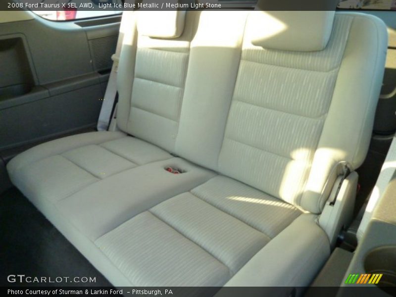 Light Ice Blue Metallic / Medium Light Stone 2008 Ford Taurus X SEL AWD