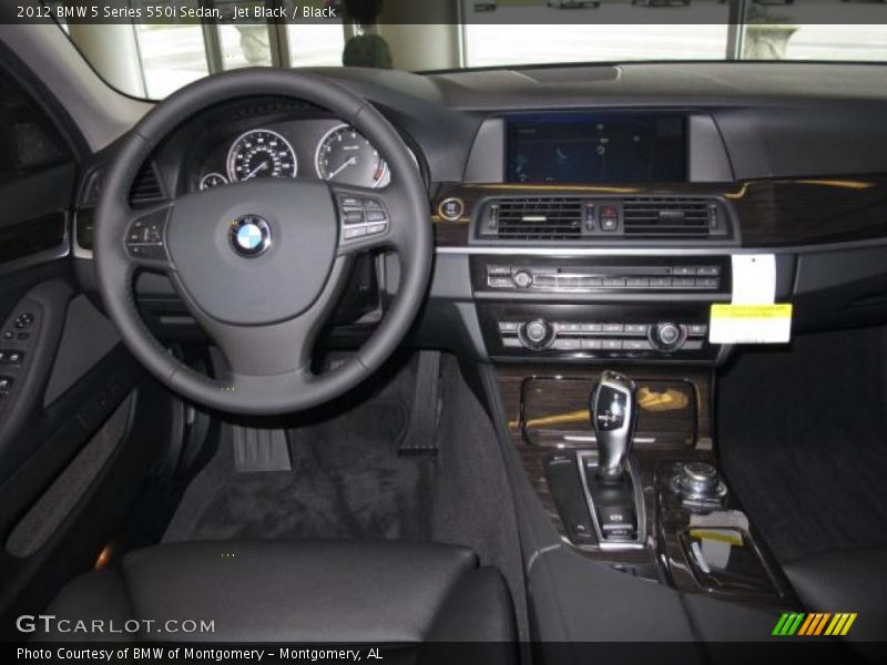 Jet Black / Black 2012 BMW 5 Series 550i Sedan