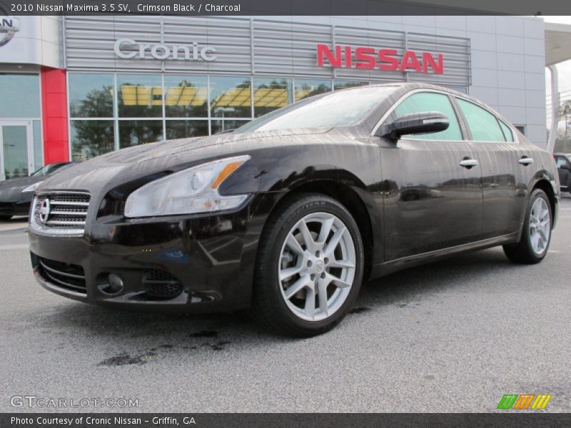 Crimson Black / Charcoal 2010 Nissan Maxima 3.5 SV