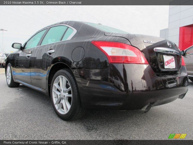 Crimson Black / Charcoal 2010 Nissan Maxima 3.5 SV