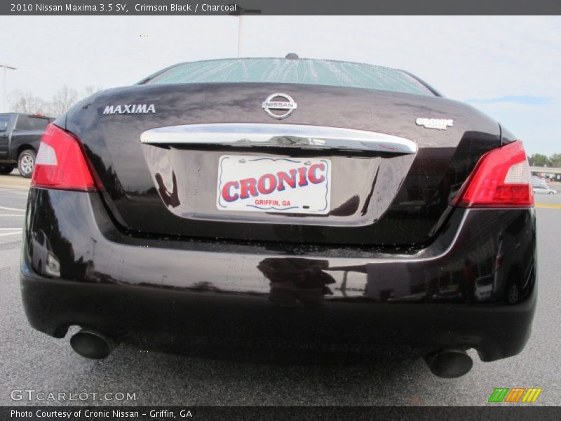 Crimson Black / Charcoal 2010 Nissan Maxima 3.5 SV