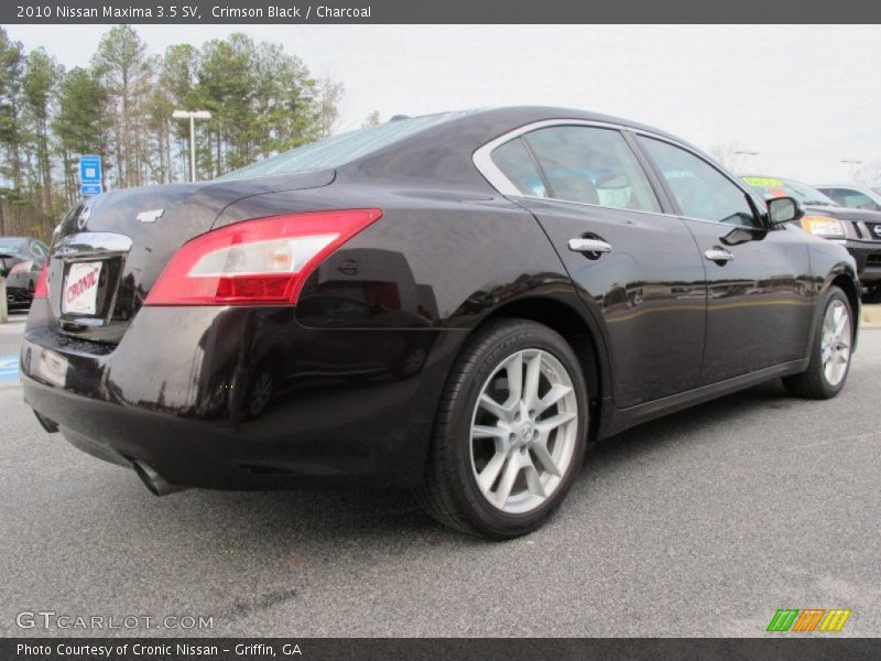 Crimson Black / Charcoal 2010 Nissan Maxima 3.5 SV