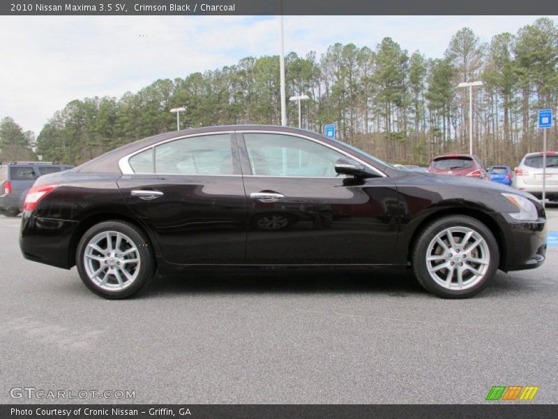 Crimson Black / Charcoal 2010 Nissan Maxima 3.5 SV