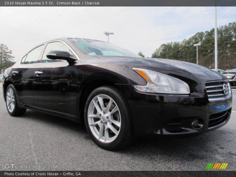 Crimson Black / Charcoal 2010 Nissan Maxima 3.5 SV