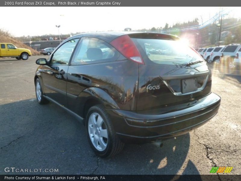 Pitch Black / Medium Graphite Grey 2001 Ford Focus ZX3 Coupe