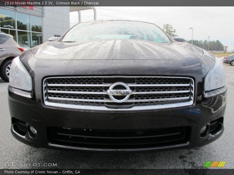 Crimson Black / Charcoal 2010 Nissan Maxima 3.5 SV
