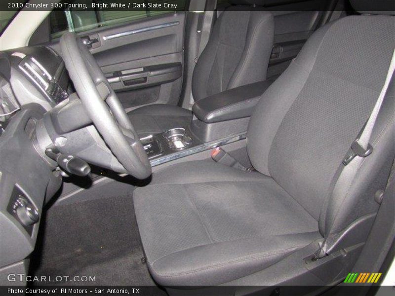 Bright White / Dark Slate Gray 2010 Chrysler 300 Touring