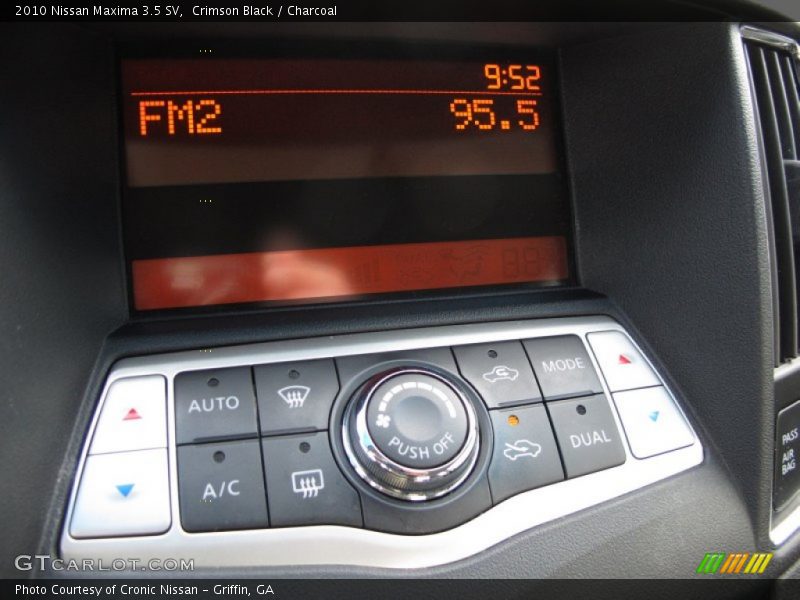 Controls of 2010 Maxima 3.5 SV