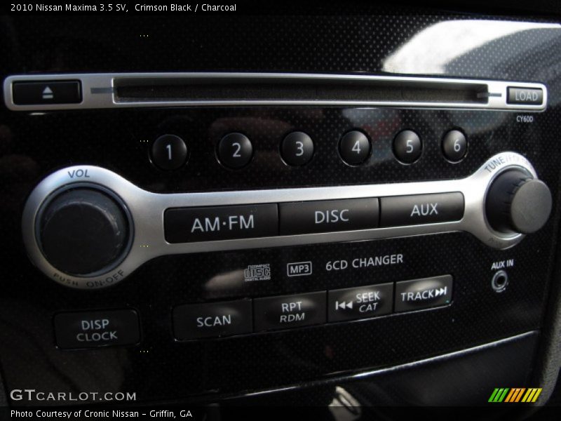 Crimson Black / Charcoal 2010 Nissan Maxima 3.5 SV