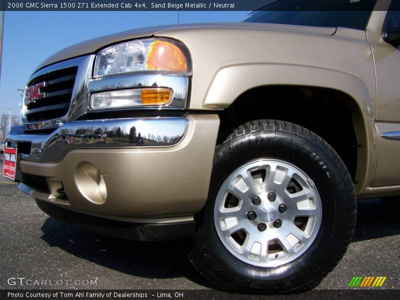 Sand Beige Metallic / Neutral 2006 GMC Sierra 1500 Z71 Extended Cab 4x4