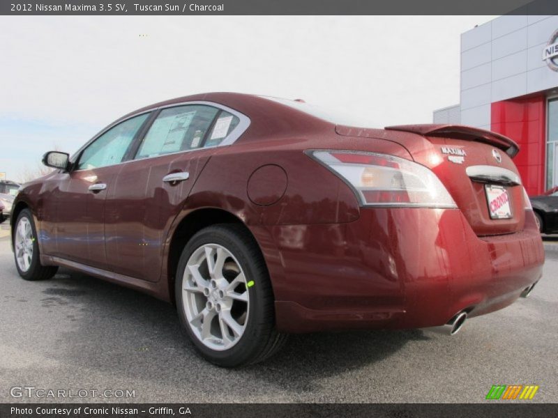 Tuscan Sun / Charcoal 2012 Nissan Maxima 3.5 SV