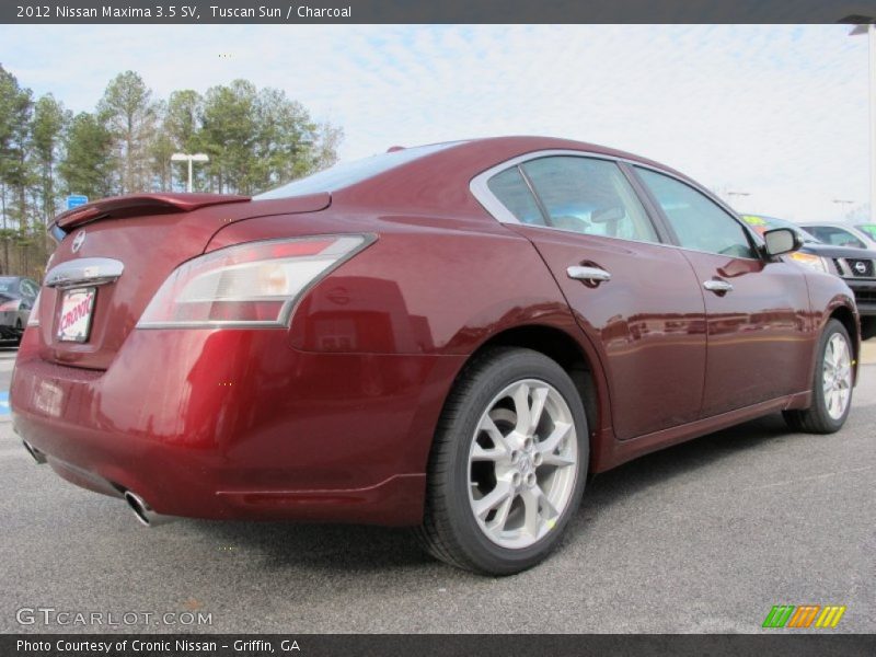 Tuscan Sun / Charcoal 2012 Nissan Maxima 3.5 SV