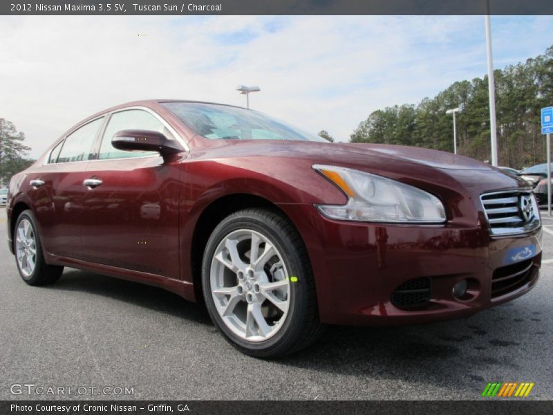 Tuscan Sun / Charcoal 2012 Nissan Maxima 3.5 SV